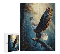 Eagle Forest Painting Puzzle 1000 Pièces Educa Jouet en Bois Cadeau Unique Décoration Intérieure Jeu Éducatif Challenge Toy Adultes Et Enfants À Partir De 14 Ans 500 PCS