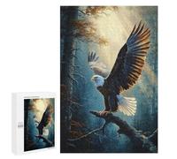 Eagle Forest Painting Puzzle 1000 Pièces Educa Jouet en Bois Cadeau Unique Décoration Intérieure Jeu Éducatif Challenge Toy Adultes Et Enfants À Partir De 14 Ans 1000 PCS