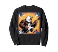 Eagle Guitare Rock Star and Roll America Funny Kids Eagles Sweatshirt