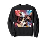 Eagle Guitare Rock Star and Roll America Funny Kids Eagles Sweatshirt