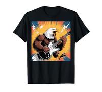 Eagle Guitare Rock Star and Roll America Funny Kids Eagles T-Shirt