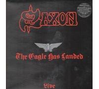 EAGLE HAS LANDED LP UK CARRERE 1982 10 TRACK LIVE EMBOSSED SLEEVE WITH INFO STICKER ON TOP RIGHT CORNER OF SLEEVE (CAL137)