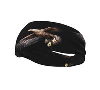 Eagle in The Sky Bandeau élastique pour le yoga, le sport, le fitness, la course à pied, le basket-ball