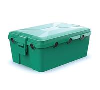Eagle IP54 Boîte de connexion électrique d'extérieur sûre et étanche à la poussière Boîtier portable pour rallonges cordons, minuteries et outils de jardin Verrou à charnière 2 couleurs 7 entrées