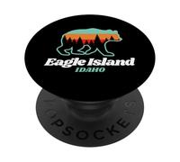 Eagle Island Idaho Ours d'été de pêche PopSockets PopGrip Adhésif