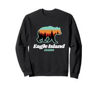 Eagle Island Idaho Ours d'été de pêche Sweatshirt