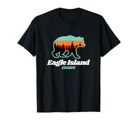 Eagle Island Idaho Ours d'été de pêche T-Shirt