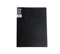 Eagle Lot de 2 cahiers de présentation A4 30 pochettes transparentes - Noir