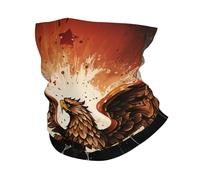 Eagle Mexicain, Drapeau du Mexique, Abstrait, Cool Femme Homme Cache Cou Coupe-Vent Tour De Cou Séchage Rapide Snood pour Voyage Cyclisme Randonnée Marche