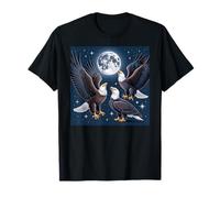 Eagle Moon Hommes Garçons Filles Amérique Funny Eagles Kids Eagles Kids Eagles T-Shirt