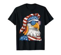 Eagle Mullet 4 Juillet Hommes Femmes Drapeau Américain USA T-Shirt
