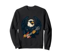 Eagle of Rock American Power and Spirit of Freedom Sweatshirt