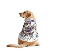 Eagle Painting T-shirts pour chiens - Vêtements pour chiens de grande et moyenne taille - Chemises confortables pour chien, parfaites pour un usage quotidien