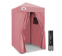 EAGLE PEAK Flex Ultra Compact 1,2x1,2 m Canopy Pop-up, Abri Solaire, Cabine d'essayage, Cabane de confidentialité Portable pour Piscine, séances Photo Tendance ou Camping, Rose