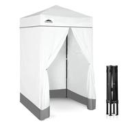 EAGLE PEAK Flex Ultra Compact 1,2x1,2 m Canopy Pop-up, Abri Solaire, Cabine d'essayage, Cabane de confidentialité Portable pour Piscine, séances Photo Tendance ou Camping, Blanc