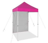 EAGLE PEAK Pop up Canopy 1,5 m x 1,5 m, Tente de Canopy Portable extérieure avec Un Parasol Amovible, Couleur Rose
