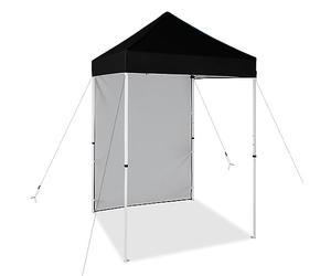 EAGLE PEAK Pop up Canopy 1,5 m x 1,5 m, Tente de Canopy Portable extérieure avec Un Parasol Amovible, Noir