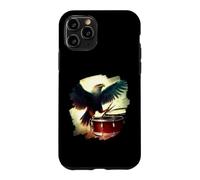 Eagle Playing Drums Funny Eagle Art Batteur Musicien Coque pour iPhone 11 Pro
