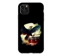 Eagle Playing Drums Funny Eagle Art Batteur Musicien Coque pour iPhone 11 Pro Max