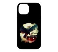 Eagle Playing Drums Funny Eagle Art Batteur Musicien Coque pour iPhone 14