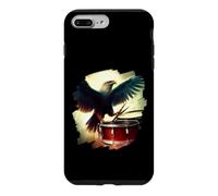 Eagle Playing Drums Funny Eagle Art Batteur Musicien Coque pour iPhone 7 Plus/8 Plus
