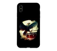 Eagle Playing Drums Funny Eagle Art Batteur Musicien Coque pour iPhone XS Max