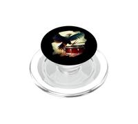 Eagle Playing Drums Funny Eagle Art Batteur Musicien PopSockets PopGrip pour MagSafe
