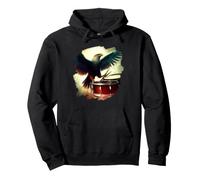 Eagle Playing Drums Funny Eagle Art Batteur Musicien Sweat à Capuche