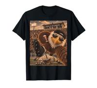 Eagle Running Back RB Selfie Vintage School College Mascotte T-Shirt Graphique avec Valeur