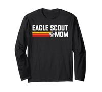 Eagle Scout Mom Scouting Pride Scouts BSA Retro 80's Manche Longue