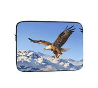 Eagle Soars in the Sky Sac d'ordinateur 38,1 cm avec motif sac de rangement portable, adapté pour les voyages d'affaires et les trajets quotidiens