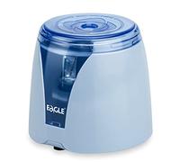 Eagle Taille-crayon automatique portable - Fonctionne avec piles - Convient pour les enfants, la maison, l'école et le bureau - Bleu