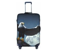 Eagle Under The Stars Housse de protection anti-rayures pour valise, 45,7 à 81,3 cm, convient pour les voyages, les voyages d'affaires, blanc, x-large