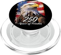 Eagle with 250 Years 1776-2026 Birthday American PopSockets PopGrip pour MagSafe