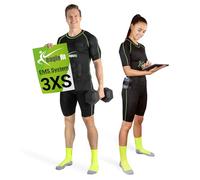 eaglefit Pro Combinaison EMS sans Fil avec 24 électrodes - Appareil pour la Maison comme en Studio, stimulateur Musculaire, renforcement Complet et Stimulation ciblée pour Femmes & Hommes