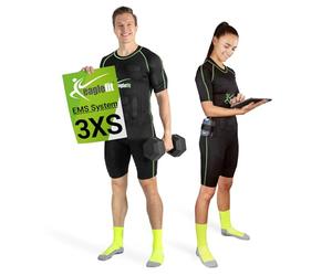 eaglefit PRO combinaison EMS sans fil avec 24 électrodes - Appareil pour la maison comme en studio, stimulateur musculaire, renforcement complet et stimulation ciblée pour femmes & hommes