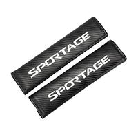 EAGLEG 2 Pièces Rembourrage de Ceinture de Sécurité Auto pour K-IA Sportage, Housse Protéger de Ceinture de Sécurité Confortable - Accessoires de Style Intérieur,Black