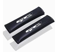 EAGLEG 2 Pièces Voiture ProtèGe Ceinture SéCurité Coussin pour K-IA Ceed GT GT Line, Protections Épaulettes de Ceinture de Sécurité en Fibre Carbone Amovible Interior Accessories, GT~Line