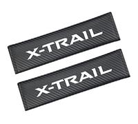 EAGLEG 2 Pièces Voiture ProtèGe Ceinture SéCurité Coussin pour NIS-san X-Trail XTRAIL, Protections Épaulettes de Ceinture de Sécurité en Fibre Carbone Amovible Interior Accessories,Black