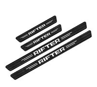 EAGLEG 4 Pièces Autocollant de Seuil de Porte de Fibre Carbone Voiture pour Peu-geot 107-5008 RCZ Rifter, Protecteur de Bord - Contre Les Rayures Protection Accessoires, Rifter
