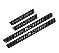 EAGLEG 4 Pièces Autocollant de Seuil de Porte de Fibre Carbone Voiture pour Peu-geot 107-5008 RCZ Rifter, Protecteur de Bord - Contre Les Rayures Protection Accessoires, RCZ