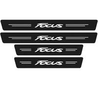 EAGLEG 4 Pièces Plaques Plinthes en Fibre de Carbone pour Fo-RD Focus Fiesta Kuga Fusion Edge St-Line S-Max St, Voiture Seuil de Porte Door Sill Contre Les Rayures Protection Accessoires,Focus
