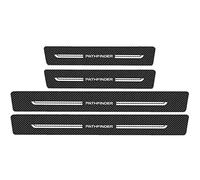 EAGLEG 4 Pièces Seuil de Porte Plaque de Seuil en Fibre de Carbone Accessoires de Voiture pour NIS-san Qashqai X-Trail Kicks SENTRA NAVARA Maxima TEANA Titan Leaf 350Z SYLPHY, Pathfinder