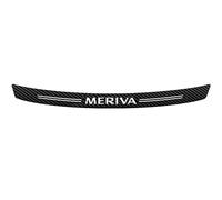 EAGLEG Arrière Protection des Pare-Chocs, pour OP-el Meriva, Bandes Protection Coffre Anti-Rayures Autocollant,Plaque Seuil de Coffre Voiture - Fibre Carbone,Black