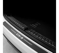 EAGLEG Fibre Carbone Protection des Pare-Chocs Autocollants, pour Maz-da CX5 CX 5 CX-5 2012-2022, Bord de Seuil de Porte de Coffre de Voiture, Bandes Décoratives Anti-Rayures,Black