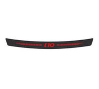 EAGLEG Protection de Seuil de Chargement en Fibre Carbone Autocollant de Bord de Seuil de Porte de Coffre de Voiture pour Hyun-dai i10, Accessoires décoratifs de Style Corporel,Red