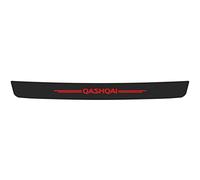 EAGLEG Protection Seuil Pare Chocs Arrière - pour NIS-san Qashqai - Bande Seuil de Chargement - Autocollant de Plaque de Seuil Coffre Anti-Rayures Accessoires Décoratifs,Red