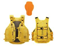 EAGLEKING Sac à dos de ski multifonction avec rembourrage dorsal et sangle de fixation de planche à neige, sac de cyclisme avec poche en maille pour casque, gilet de course pour homme et femme pour