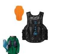 EAGLEKING Sac à dos de ski multifonction avec rembourrage dorsal et sangle de fixation de planche à neige, sac de cyclisme avec poche en maille pour casque, gilet de course pour homme et femme pour
