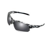 Eaglens.54 Lunettes de Soleil Sport Polarisées pour Cyclisme Homme Femme, UV400, Monture TR90 Incassable